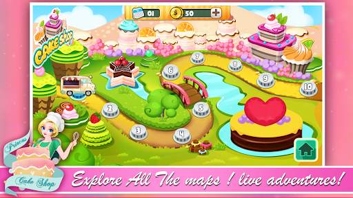 Princess cakes shop : Anna cooking Game screenshot 5
