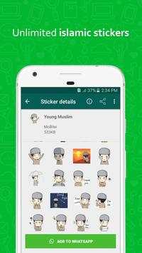 Islamic Cartoon Stickers for WAStickerApps screenshot 5