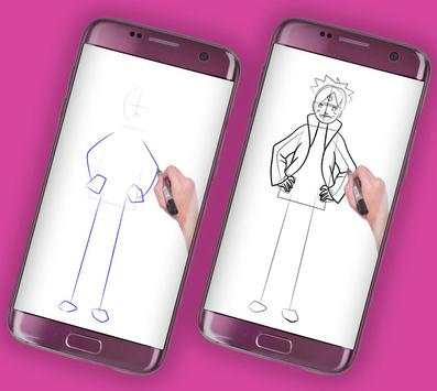 How to Draw Boruto screenshot 4