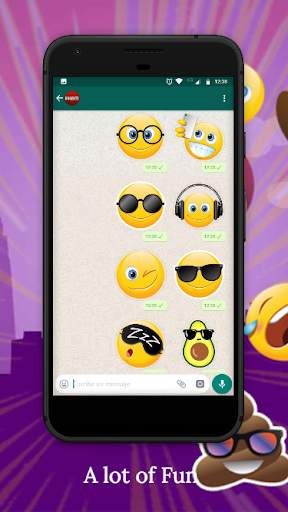 HD Emoji Stickers For WhatsApp (WAStickerApps) screenshot 4
