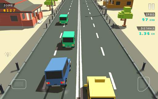 Blocky Traffic Racer screenshot 4