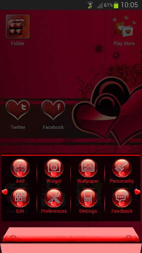 Next Launcher Valentines Theme screenshot 4