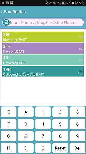 San Francisco  Bus Tracker screenshot 2