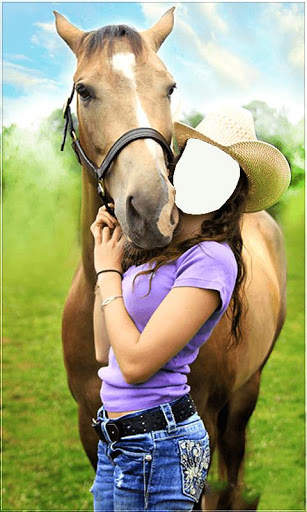 Girl Horse Photo Suit New screenshot 3