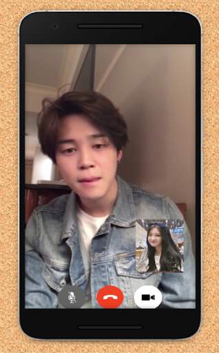 Jimin BTS Fake Video Call screenshot 1