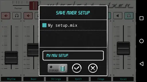 Wireless Mixer - MIDI screenshot 3
