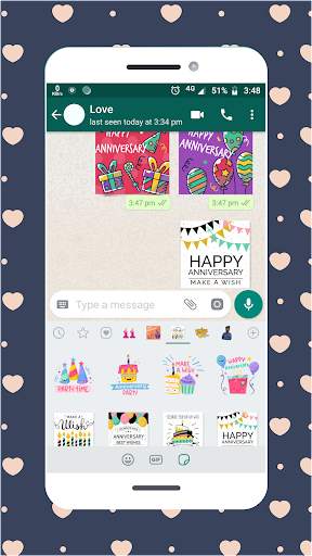 Anniversary Stickers for Whatsapp - WAStickerApps screenshot 5