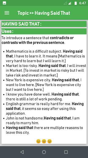 English Grammar Advanced screenshot 4