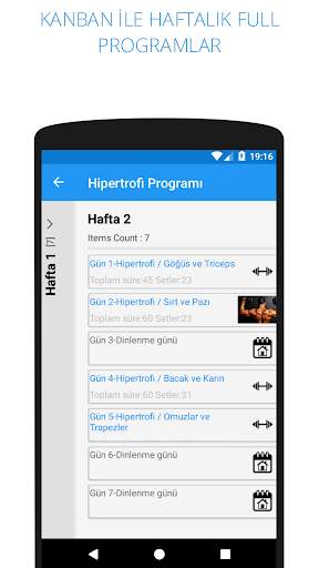 Antrenmanım - Vücut Geliştirme ve fitness program screenshot 5