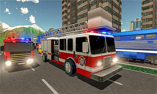 Burning Metro Train-Emergency Fire Engine Driver screenshot 4