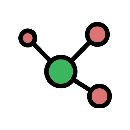 Molecular 3D icon