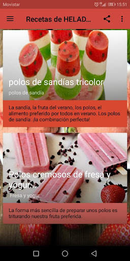 Recetas de HELADOS caseros screenshot 8