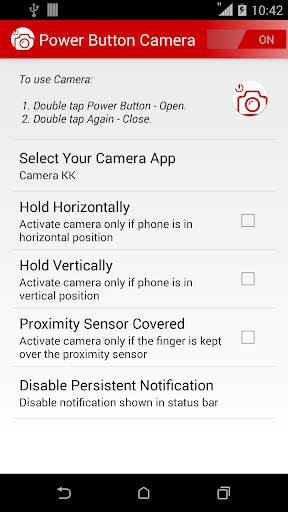 Power Button Camera screenshot 2