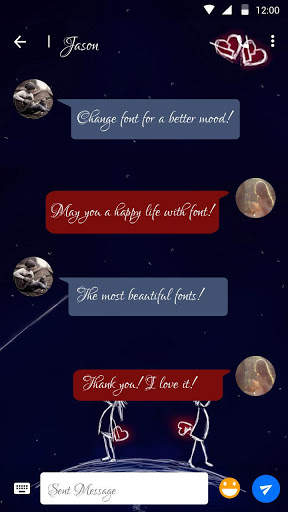 Lovers Quarrel Font for FlipFont , Cool Fonts Text screenshot 2