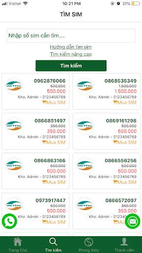 APP SIM SỐ ĐẸP screenshot 2