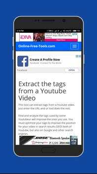 Youtube Tag Finder screenshot 2