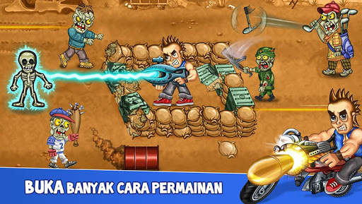 Permainan Pertahanan Zombie (Last Heroes) screenshot 4