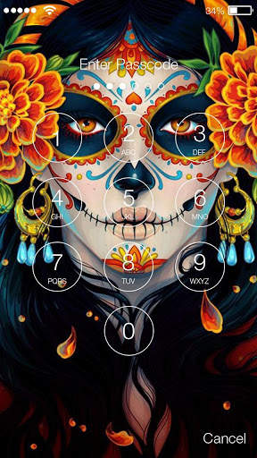 Santa Muerte  Screen Lock 2 تصوير الشاشة