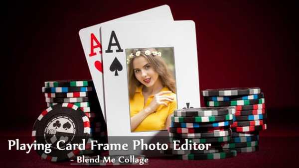 Playing Card Frame Photo Editor - Blend Me Collage 5 تصوير الشاشة