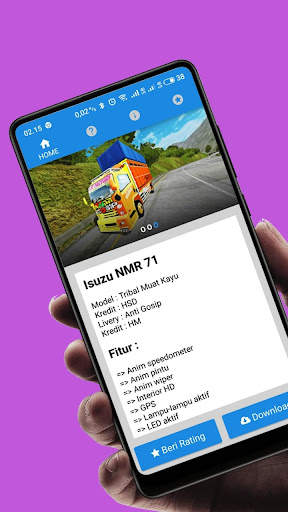 Mod Bussid Isuzu NMR 71 screenshot 2