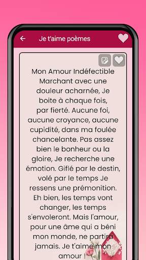 Poèmes d'amour pour elle & lui screenshot 1