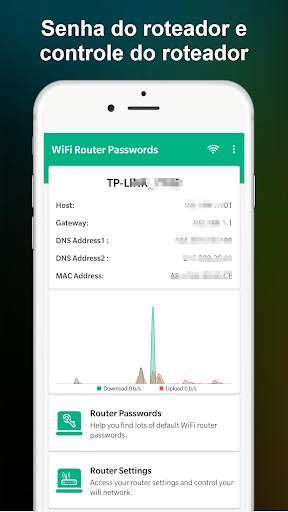 Senhas do roteador WiFi screenshot 1