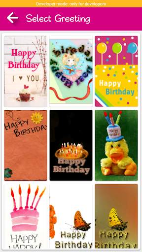 Birthday Photo Frames 4 تصوير الشاشة