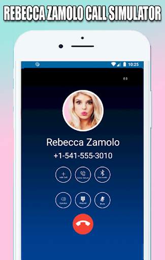 Rebecca Zamolo Chat And Call Simulator screenshot 4