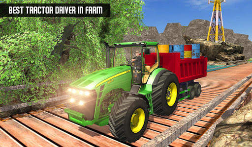 Offroad Farming Tractor Cargo Drive Simulator 2019 screenshot 8
