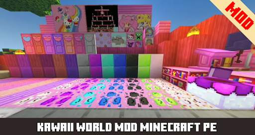 Kawaii World craft mod screenshot 1