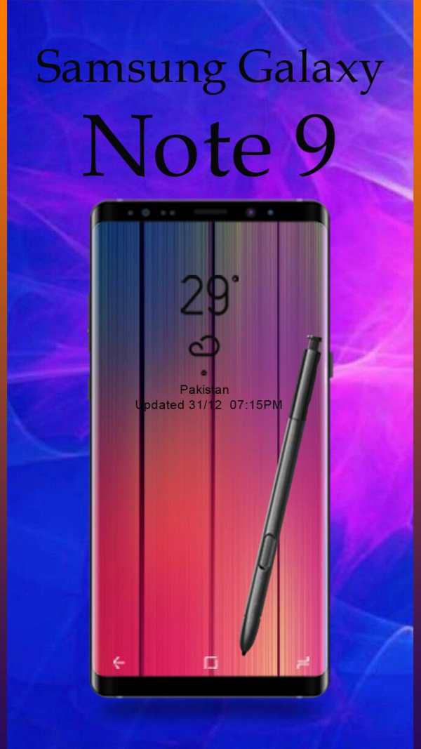 Themes for Note 9: Samsung galaxy note 9 launcher 4 تصوير الشاشة