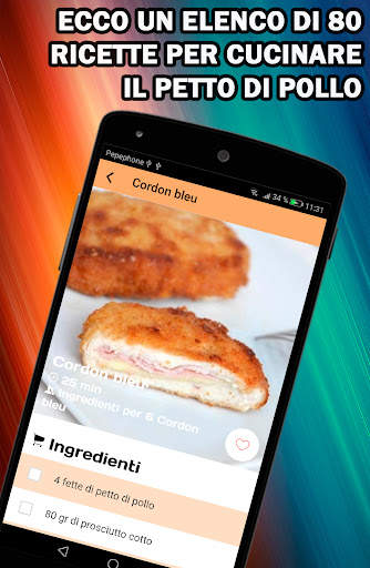 Ricette di pollo screenshot 2