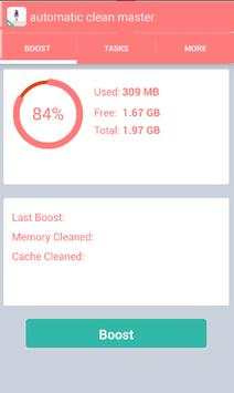 Automatic Clean Master 2016 screenshot 2