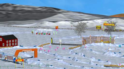 Snowmobile Cross VR screenshot 1
