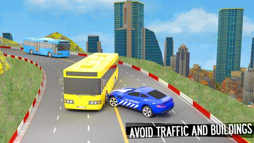 Ultimate Futuristic flying bus Driving Simulator screenshot 4
