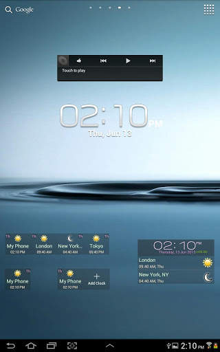Digital World Clock Widget screenshot 7