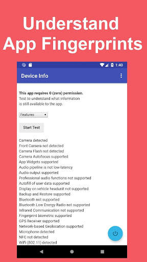 Information Capabilities of a Zero Permission App screenshot 9