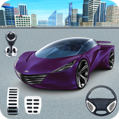 Top Speed Futuristic Car Parking icon