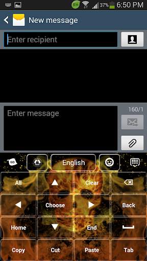 Fire Flame Keyboard screenshot 3