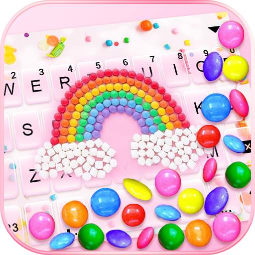 Color Candy Gravity Keyboard Background 1.0