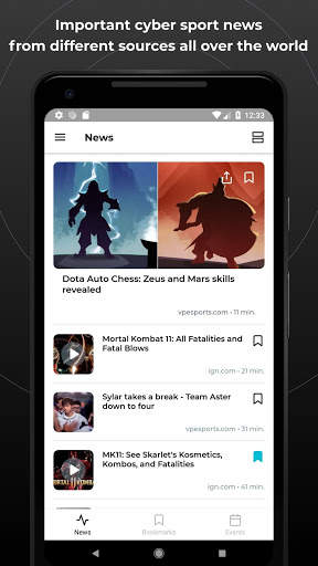 Cyber Sport News screenshot 1