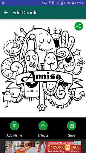 Doodle Name Art Maker screenshot 8