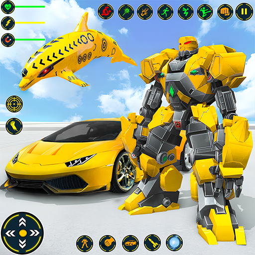 Dolphin Robot Transform Wars icon
