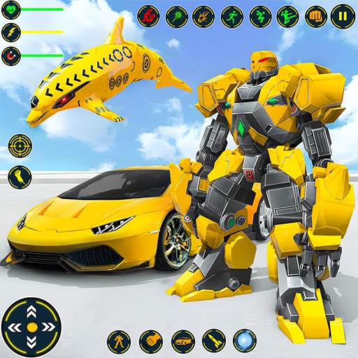 Dolphin Robot Transform Wars 4.8