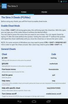 Cheats for The Sims screenshot 6