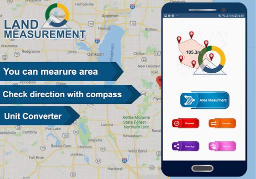 Land Area Measure : GPS Area Measurement screenshot 1