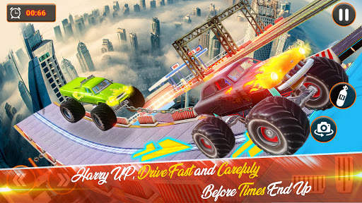 Mega Ramp Car Stunt Race - Double Chain Car Game screenshot 4