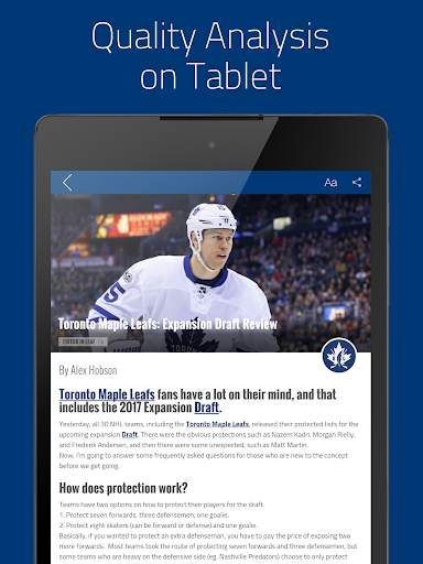 Editor In Leaf: News for Toronto Maple Leafs Fans screenshot 6