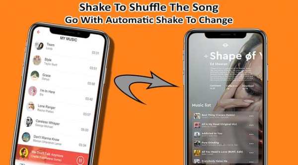 Shake to Music Player : Shaking Audio Player screenshot 1