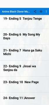 Anime Music Black Clover Songs Offline screenshot 4
